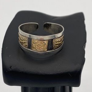 Antique‎ ring 18k/sterling .925